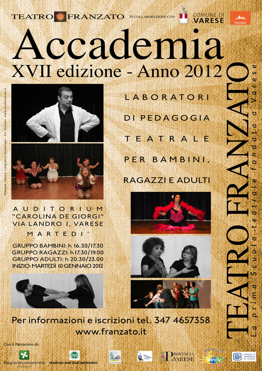 Locandina fronte Accademia 2012